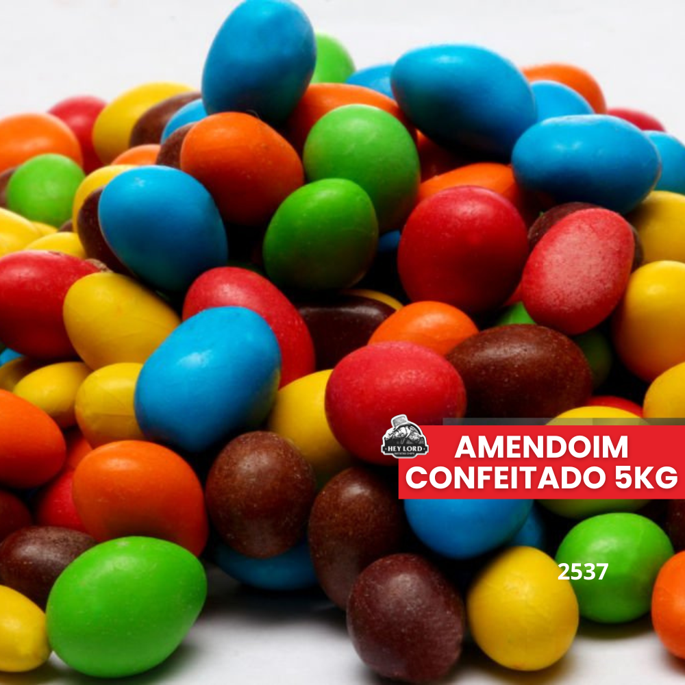 Amendoim Confeitado colorido 100 UNIDADES 50G