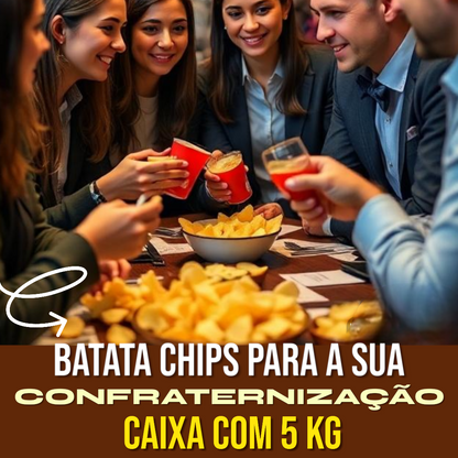 Batata Chips Artesanal a Granel 5kg